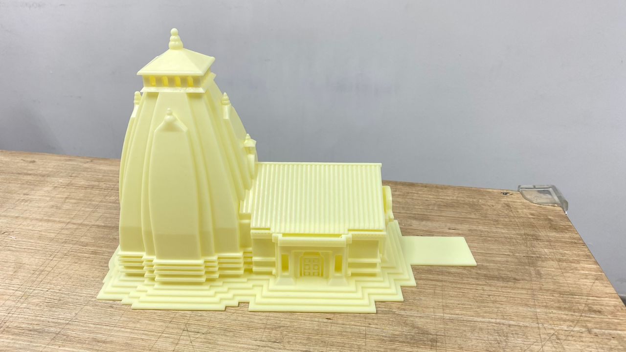 Temple commission — architectural scale model by 3D Forger Malaysia