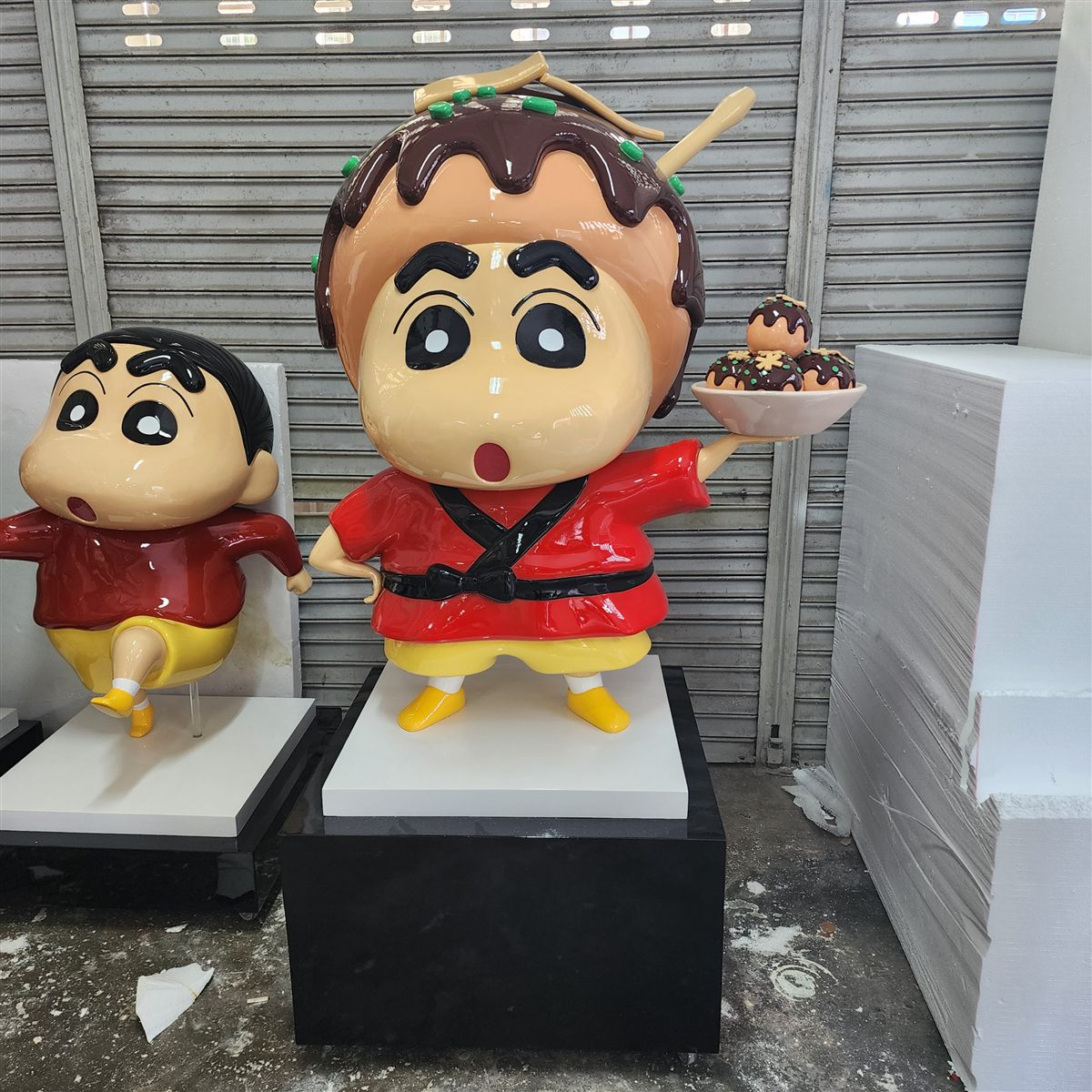 Crayon Shin-chan pair — event prop fabricated by 3D Forger Malaysia