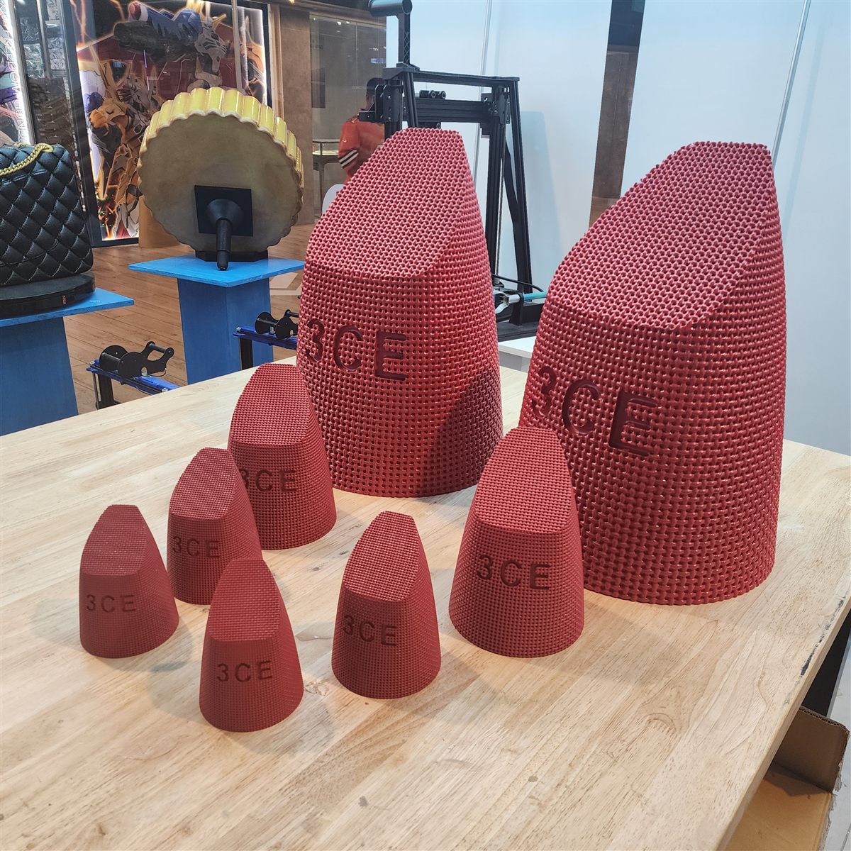 3CE — Lipstick window props prop fabricated by 3D Forger