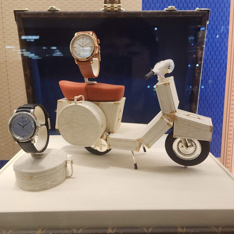 Louis Vuitton — Monogram scooter display prop fabricated by 3D Forger