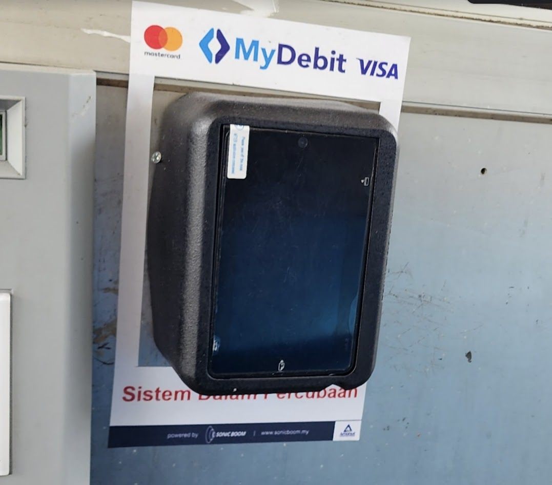 The same casing, on the bus — 3D printed by 3D Forger Malaysia