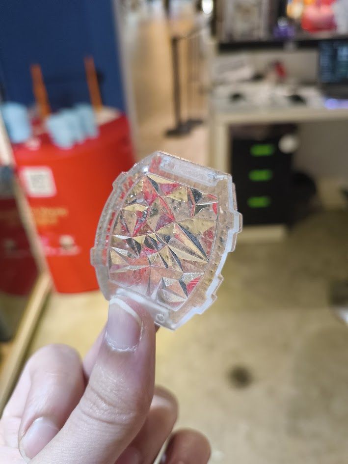 Faceted crystal casing — product prototype by 3D Forger Malaysia