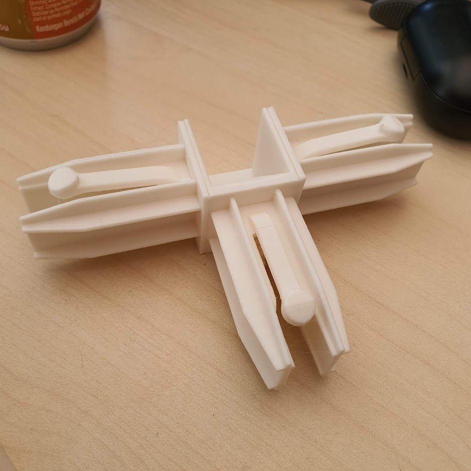 Aluminium-profile support — product prototype by 3D Forger Malaysia
